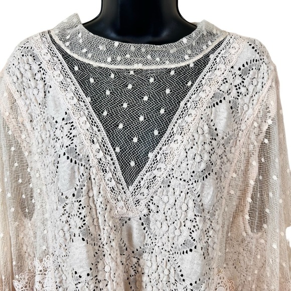 Free People Hard Candy Lace Kimono Top - Picture 6 of 13